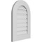 Ekena Millwork Round Top Surface Mount PVC Gable Vent: Functional, w/ 3-1/2"W x 1"P Standard Frame, 18"W x 26"H GVPRT18X2601SF - alternate 2